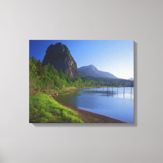 USA, Washington, Beacon Rock State Park, Beacon Canvastryck (Framsida)
