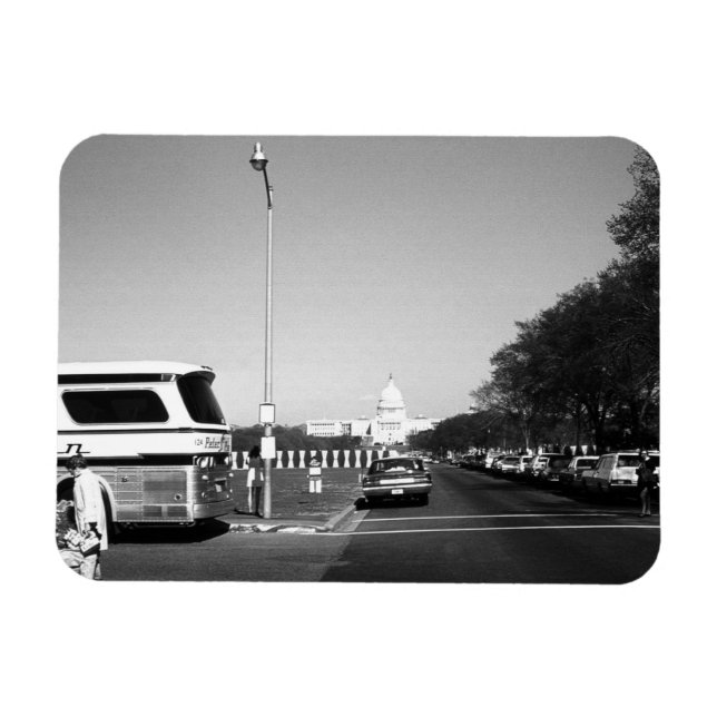 USA Washington Capitol 1970 Magnet (Horisontell)