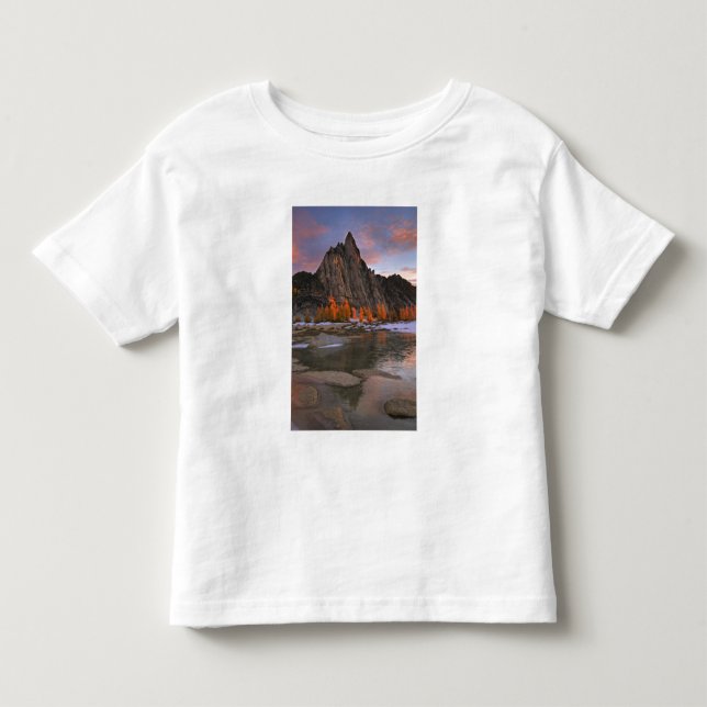 USA, Washington, Cascade Mountains.  Prusik Peak T-shirt (Framsida)