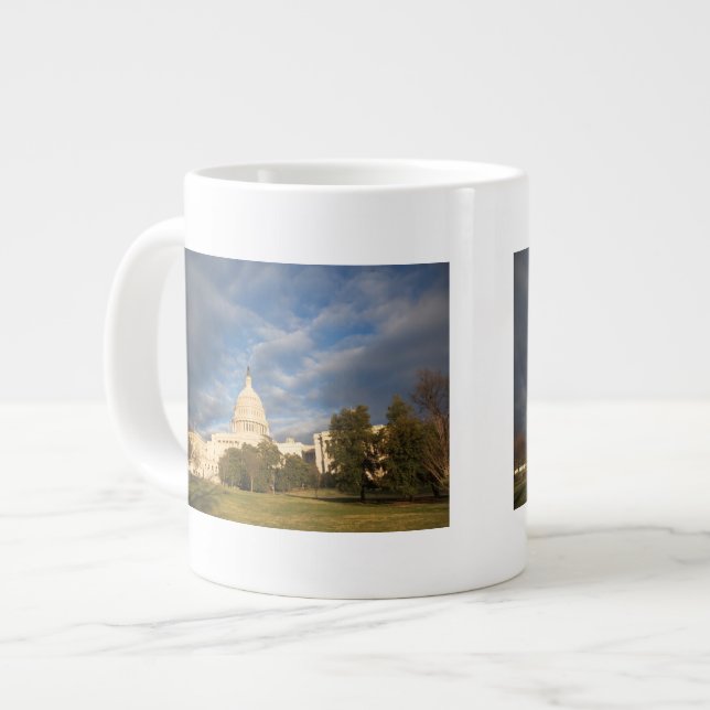 USA, Washington DC, Capitol-byggnaden Jumbo Mugg (Framsida vänster)