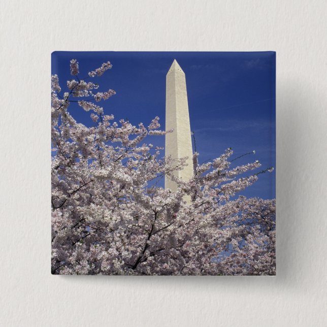 USA, Washington DC. Cherry Blossom Festival och Knapp (Framsida)