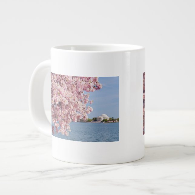 USA, Washington DC, Cherry träd Jumbo Mugg (Framsida vänster)