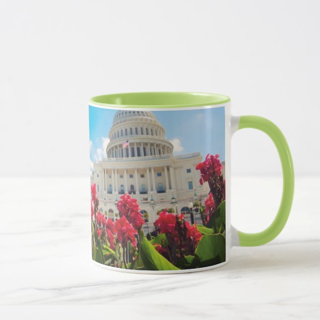 USA Washington DC, huvudstadbyggnad Mugg (Höger)