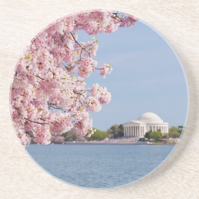 USA Washington DC, körsbärsrött träd Underlägg (Framsidan)