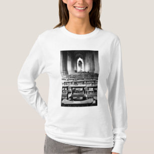 USA, Washington DC. Kyrkbänkar i National Tee Shirt
