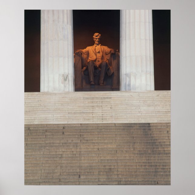 USA, Washington Dc, Lincoln Memorial Poster (Framsidan)