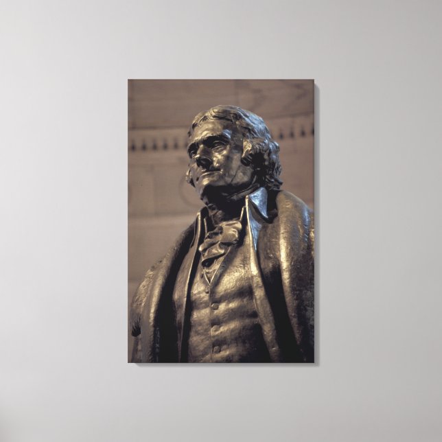 USA, Washington DC. Thomas Jefferson-minnesmärket. Canvastryck (Framsida)