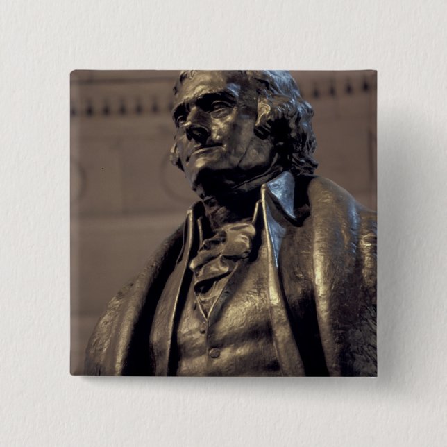 USA, Washington DC. Thomas Jefferson-minnesmärket. Knapp (Framsida)