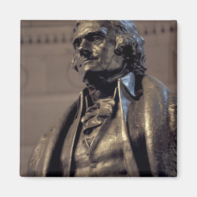 USA, Washington DC. Thomas Jefferson-minnesmärket. Magnet (Framsidan)