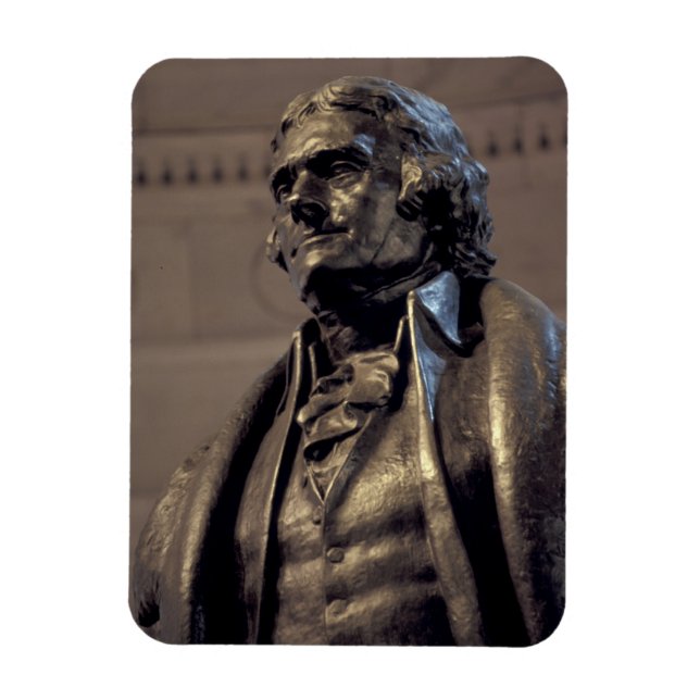 USA, Washington DC. Thomas Jefferson-minnesmärket. Magnet (Vertikal)