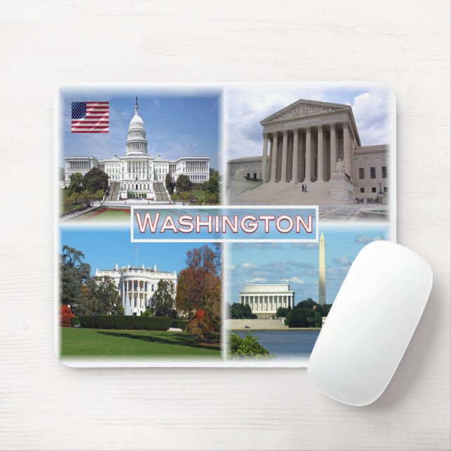 USA Washington - Huvudstad - Högsta domstolen Musmatta (Med mus)