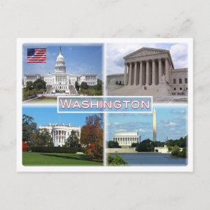 USA Washington - Huvudstad - Högsta domstolen Vykort