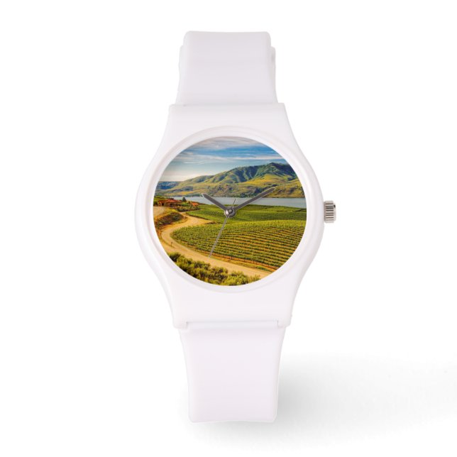 USA, Washington, Lake Chelan. Benson Vineyards Armbandsur (Framsida)