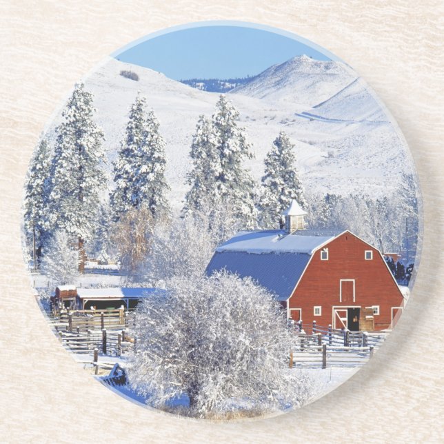 USA, Washington, Methow Valley, Lador i Underlägg Sandsten (Framsidan)