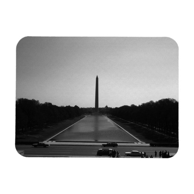 USA Washington Monument 1970 Magnet (Horisontell)