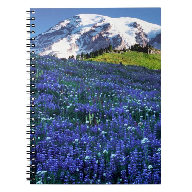 USA, Washington, Mt Rainier National Park. Mt. Anteckningsbok (Framsidan)