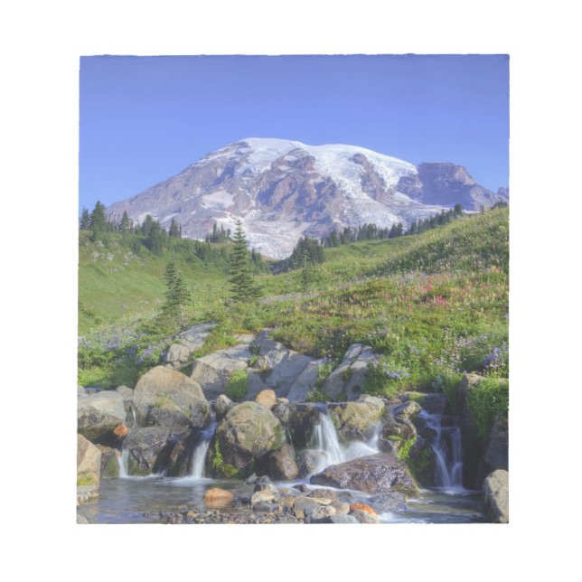 USA, Washington, Mt Rainier NP, Mt. Rainier och 2 Anteckningsblock (Framsida)