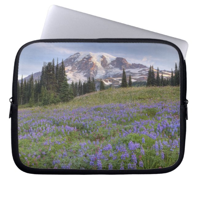 USA, Washington, Mt. Rainier NP, Mt. Rainier och Laptop Sleeve (Framsidan)