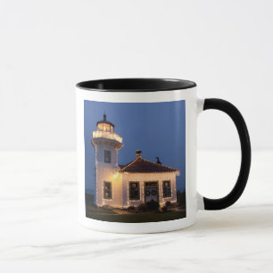 USA, Washington, Mukilteo. Mukilteo fyr Mugg
