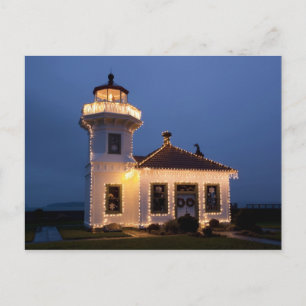 USA, Washington, Mukilteo. Mukilteo fyr Vykort