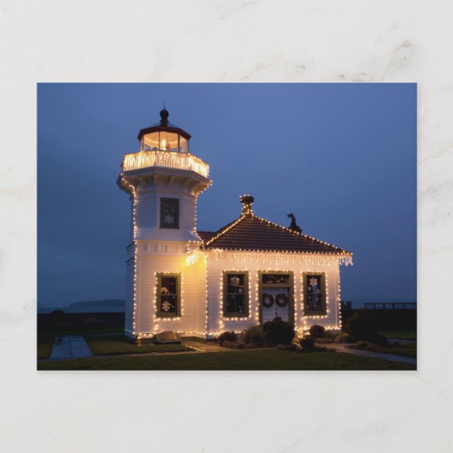 USA, Washington, Mukilteo. Mukilteo fyr Vykort (Framsida)