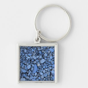 USA, Washington, Olympic National Park, La Push Fyrkantig Silverfärgad Nyckelring