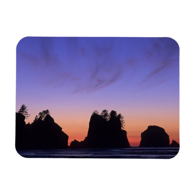 USA, Washington, Olympic National Park, Shi-shi Magnet (Horisontell)