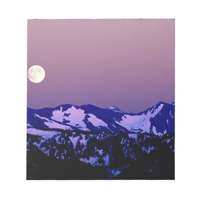 USA, Washington, Port Angeles, Olympic National Anteckningsblock (Framsida)