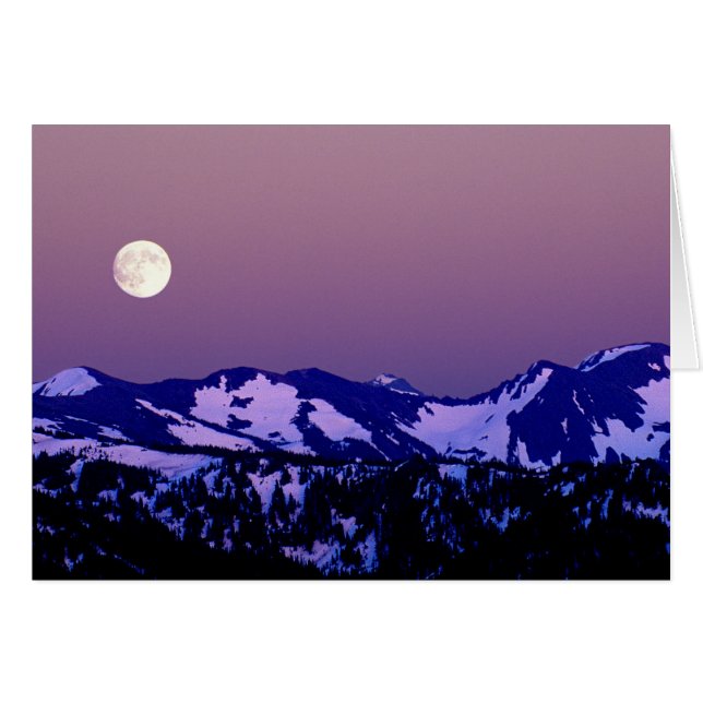 USA, Washington, Port Angeles, Olympic National Hälsningskort (Framsidan Horizontal)