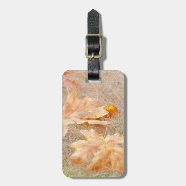 USA, Washington, Quinault. Lönnlöv Bagagebricka (Vertikal Framsida)
