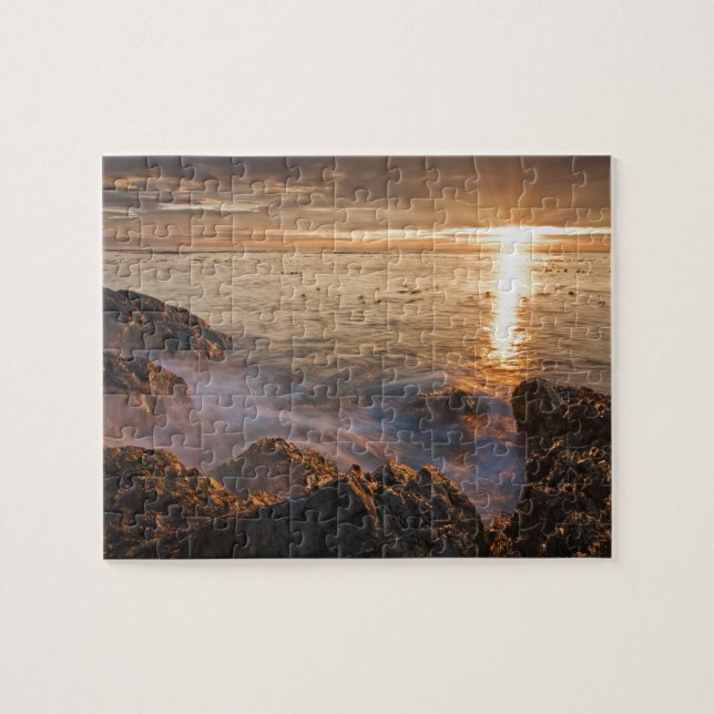USA, Washington, San Juan Islands.  En dramatisk Pussel (Horisontell)
