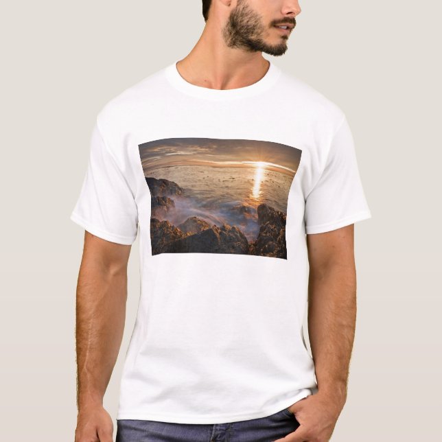 USA, Washington, San Juan Islands.  Ett dramatiskt Tee Shirt (Framsida)