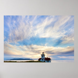 USA, Washington, San Juan Islands. Solnedgång 2 Poster