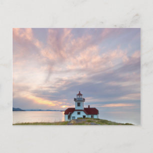 USA, Washington, San Juan Islands. Solnedgång Vykort