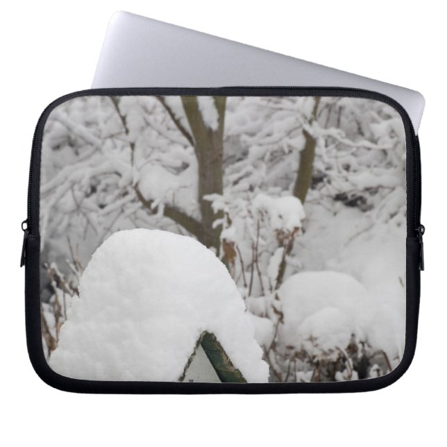 USA, Washington, Seabeck. Närbild på fågelholk Laptop Sleeve (Framsidan)