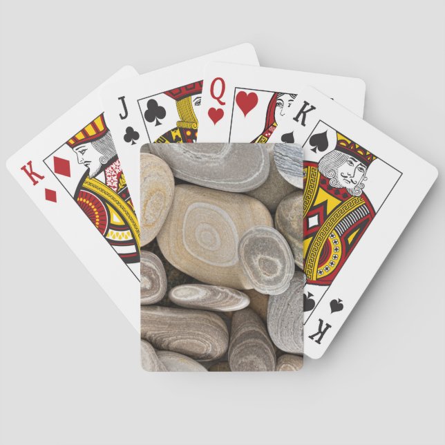 USA, Washington, Seabeck. Närbild på strand 2 Spel Kort (Baksidan)
