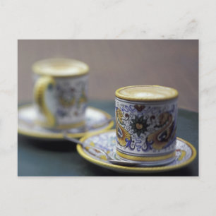 USA, Washington, Seattle, Espressodrycker i 2 Vykort