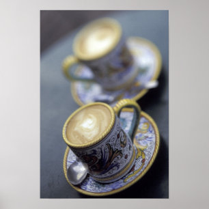 USA, Washington, Seattle, Espressodrycker i Poster