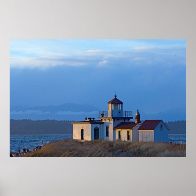 USA, Washington, Seattle, Puget Sound Poster (Framsidan)