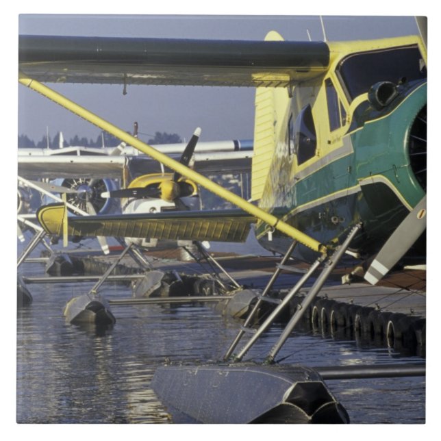 USA Washington, Seattle, Seaplanes anslöt på Kakelplatta (Framsidan)