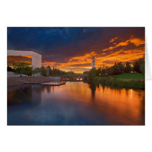 USA, Washington, Spokane, Riverfront Park Hälsningskort
