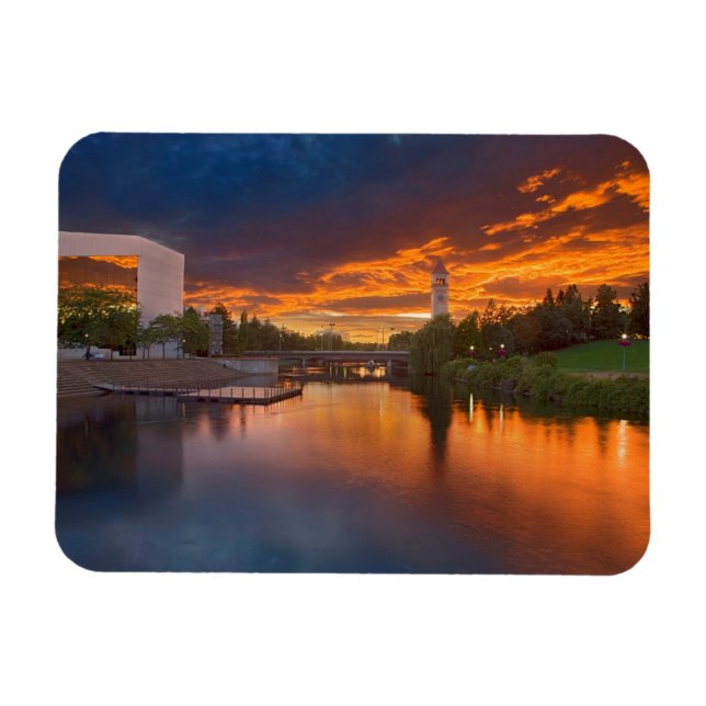 USA, Washington, Spokane, Riverfront Park Magnet (Horisontell)