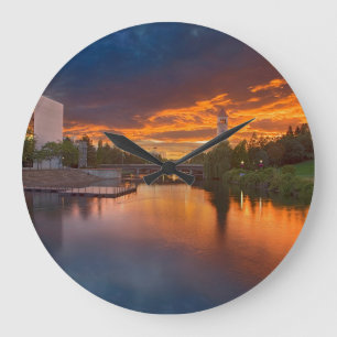 USA, Washington, Spokane, Riverfront Park Stor Klocka