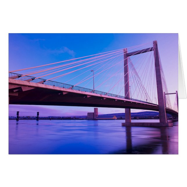 USA, Washington State. Columbiafloden är 2 Hälsningskort (Framsidan Horizontal)