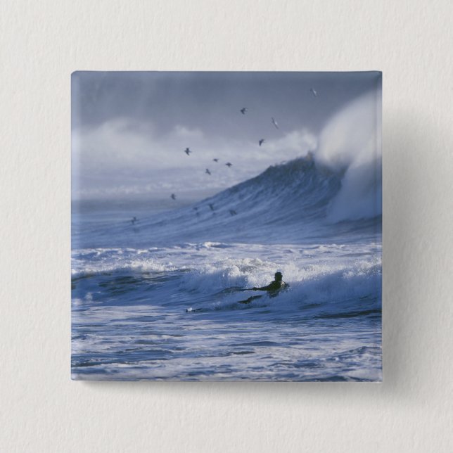 USA, Washington State, La Push. Man kajak Knapp (Framsida)