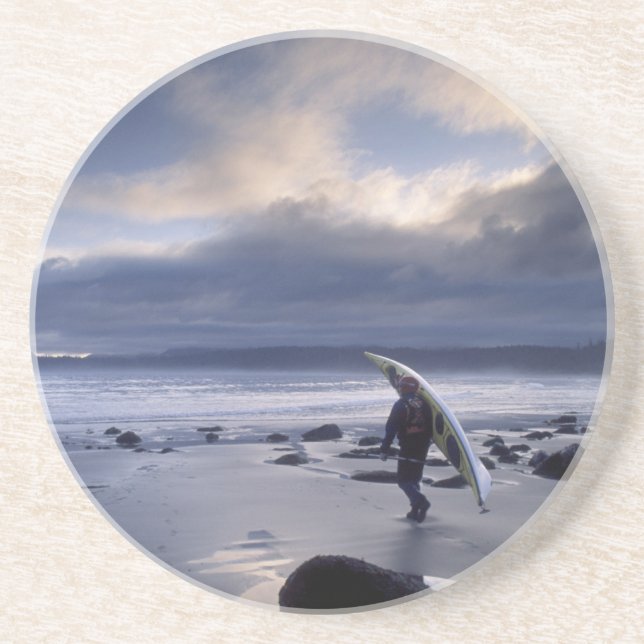 USA, Washington State, Olympic National Park. Underlägg Sandsten (Framsidan)