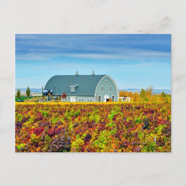 USA, Washington, Walla Walla. Garrison Bäck Vykort (Framsida)