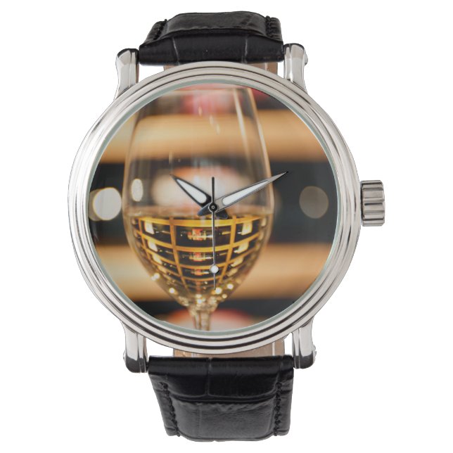 USA, Washington, Walla Walla. Vinglas Armbandsur (Framsida)