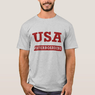 USA Waterboarding beklär T-shirt