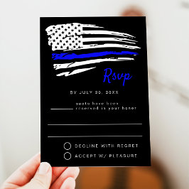 USA Watercolor American Flagga Party OSA Postcard Inbjudningar